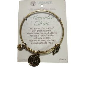 Jewelry Nwot November citrine charm bracelet